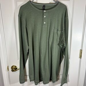 Glyder Men’s Hensley Long Sleeve Shirt XXL Limitless Movement Loose Comfy NWOT